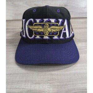 Vintage Indianapolis Motor Speedway Hat Cap Snapback Athletic 400 Mens 90s